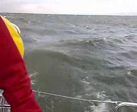 Delphia 33 zeilen op ijsselmeer (5-6 Bft)