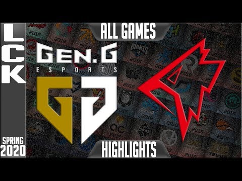 GEN vs GRF Highlights ALL GAMES | LCK Spring 2020 W1D4 | Gen.G vs Griffin
