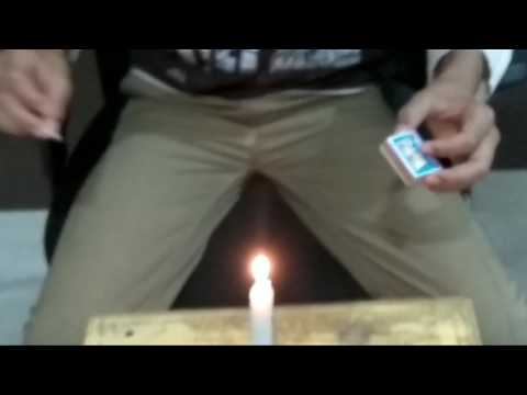 SCIENCE EXPERIMENT( teleportation of flame of candle)