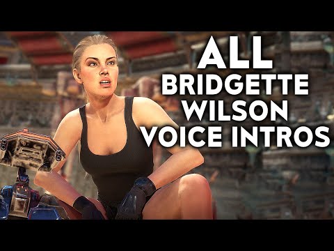 MORTAL KOMBAT 11 All Bridgette Wilson Sonya Intros Dialogue MK11 Movie Skin