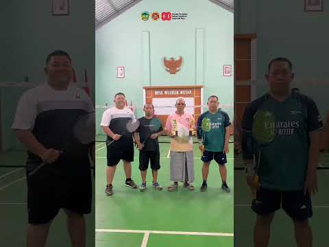 Laga Final Bulu Tangkis HUT Ke-80 Republik Indonesia Desa Wlahar Wetan