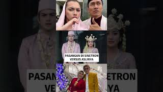Download lagu Pasangan Asli Pemain Bidadari Surgamu vs Pasangan di Sinetron #shorts #bidadarisurgamu mp3