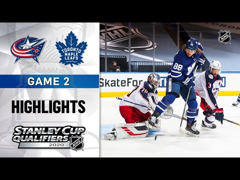 NHL Highlights | Blue Jackets @ Maple Leafs, GM2 - Aug. 4, 2020