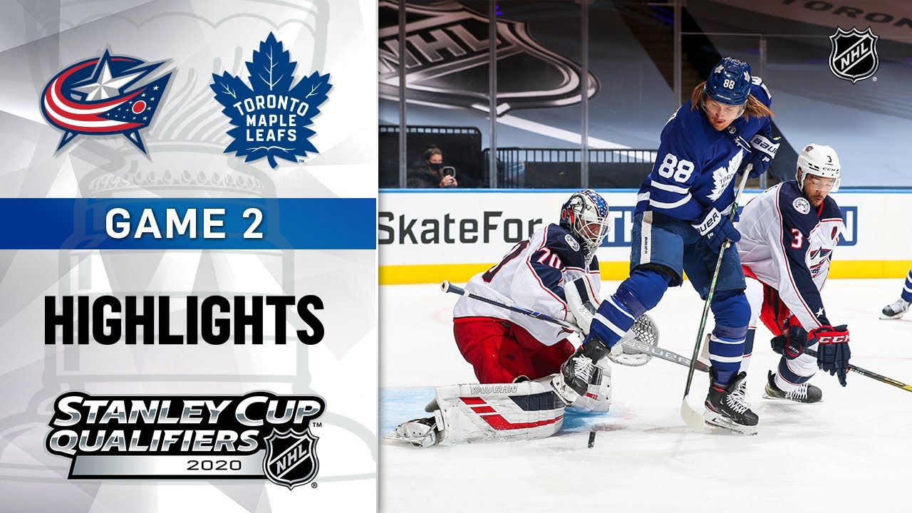 NHL Highlights | Blue Jackets @ Maple Leafs, GM2 - Aug. 4, 2020
