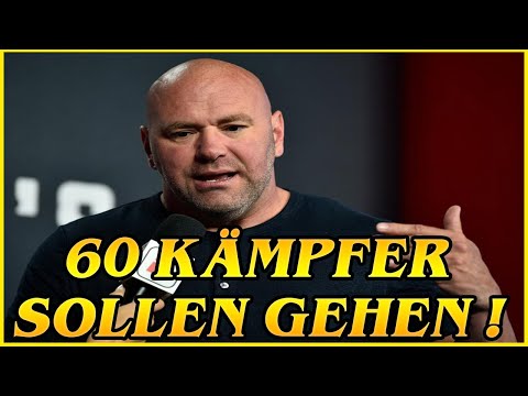 Dana White: 60 Kämpfer werden die UFC zum Jahresende verlassen❗