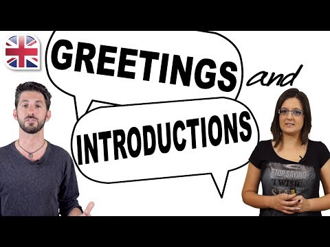 English Greetings and Introductions - Spoken English