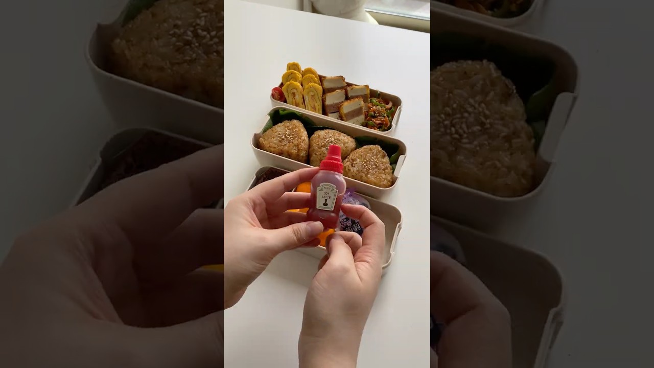 Making a 15 hour shift survival meal for my boyfriend👨‍💼🍱 #asmr #lunchbox #bento #cooking #food