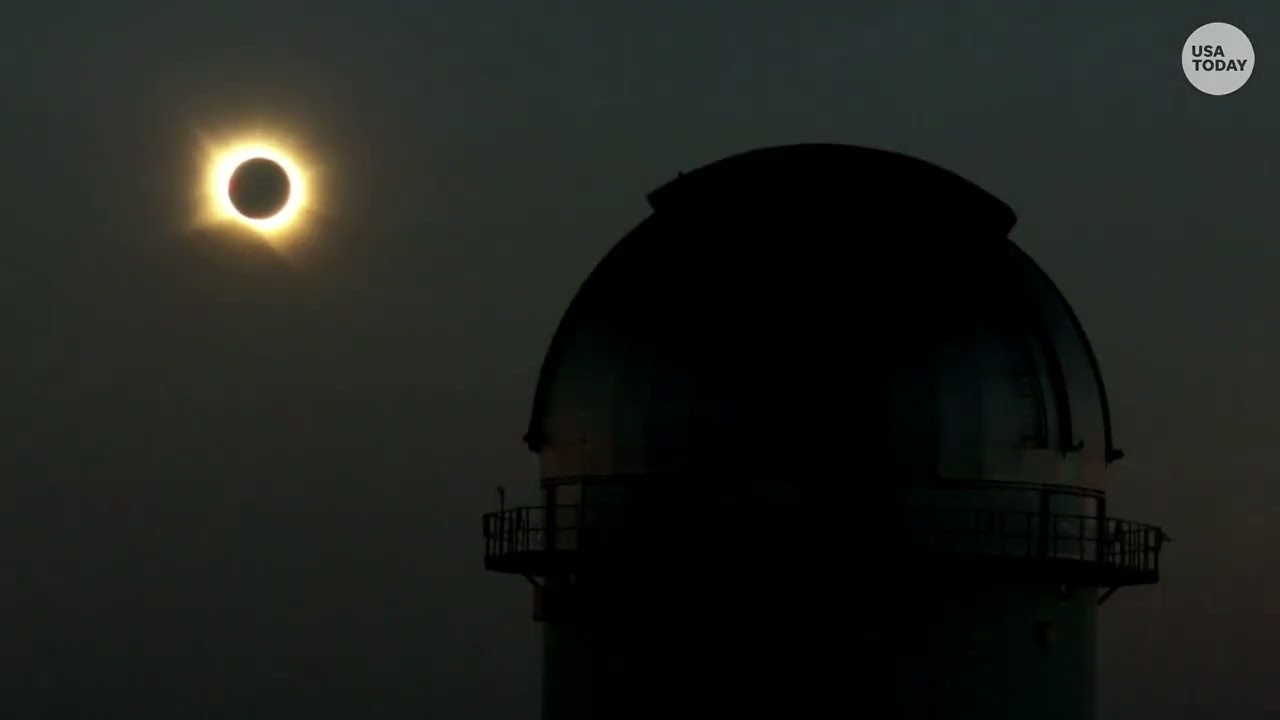 Totality reached! Watch the 2026 solar eclipse cast an observatory into darkness in Spain