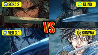 AI Video Generators Ranked: Who Does Anime BEST in 2026? (Sora 2, Kling, VEO 3, Runway, Midjourney)