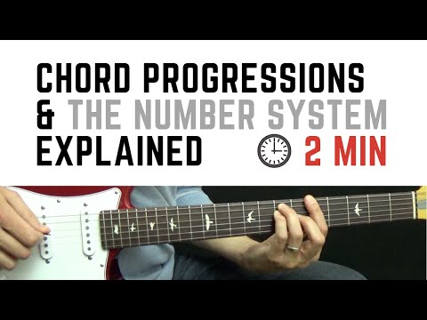 Guitar Chord Progressions and the Number System Explained 🎸🎶