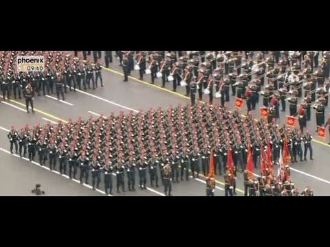 Die Parade zum "Tag des Sieges" am  9. Mai 2017 in Moskau