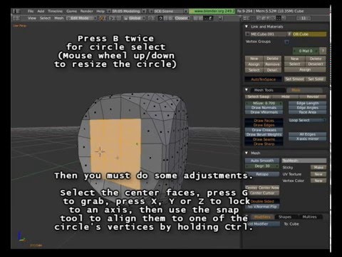 Modeling dice with rounded corners (Blender 3D tutorial)