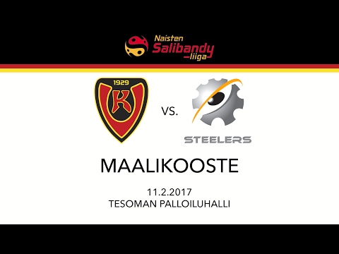 Naisten Liiga: Koovee-Steelers, 11.2.2017, Maalikooste