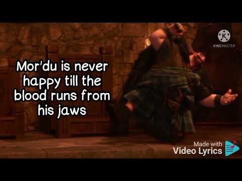 Song of Mor'du. song lyrics. brave. Merida