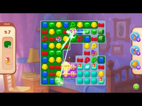 Homescapes Level 13521 No Boosters Gameplay #Bubunka