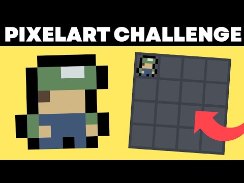 Pixelart Luigi - Micro Pixel Art Challenge #1 // TutsByKai