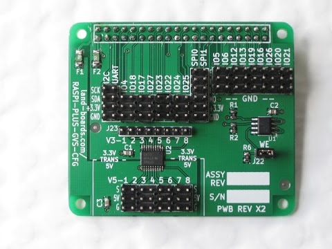 Land Boards - RASPI-PLUS-GVS-CFG - Raspberry Pi Configurable I/O card