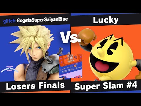 Super Slam 4 - GogetaSuperSaiyanBlue (Cloud) vs Lucky (PAC-MAN) - Losers Finals