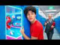 I Built 5 SECRET Rooms In School!
