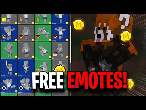 New method!  Use Minecraft Bedrock Emotes for free