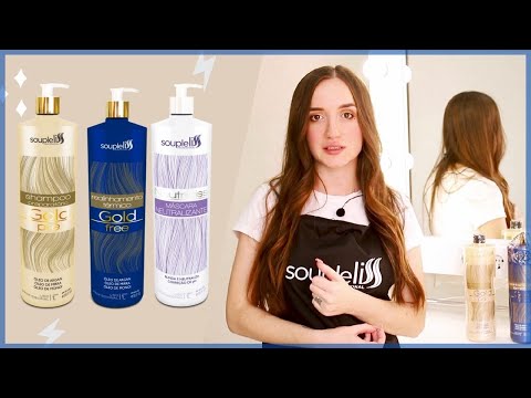 Миниатюра изображения товара Средство для выпрямления волос Soupleliss Gold Free нанопластика (1л)