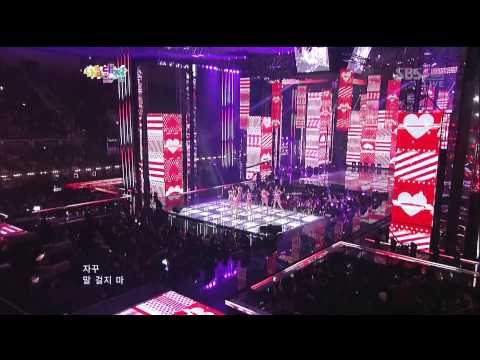[HD] 121229 SBS 가요대전 Apink - Hush