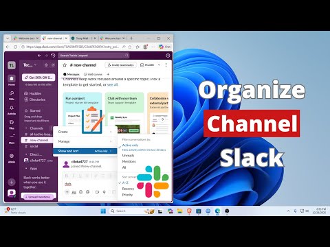 How to Organize Slack Channels