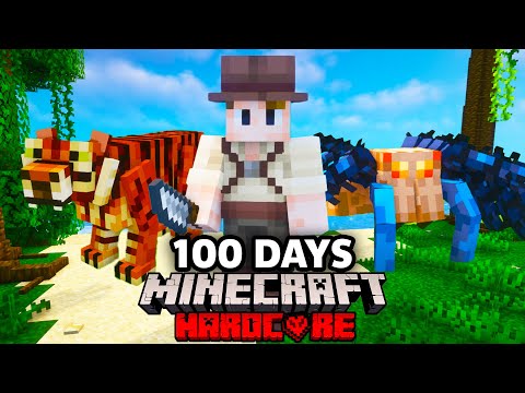 100 Days on Deserted Island in Minecraft Hardcore!