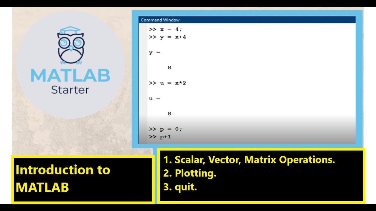 Introduction to MATLAB