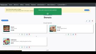 Using dietary and allergen labels on Menu Hosted