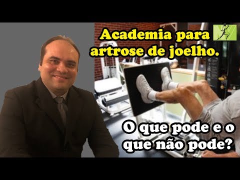 Academia para artrose de joelho.  O que pode e o que não pode?