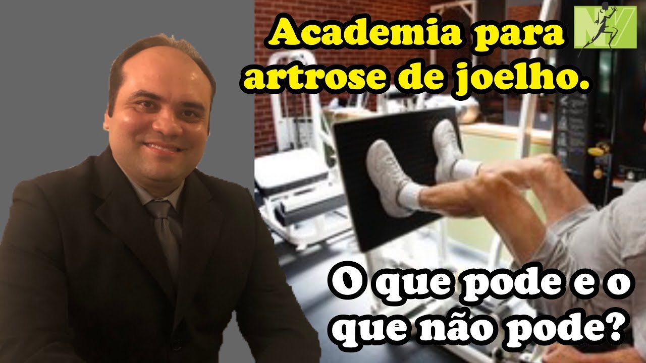 Academia para artrose de joelho.  O que pode e o que não pode?