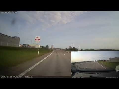 When two equally gifted drivers meet on public roads