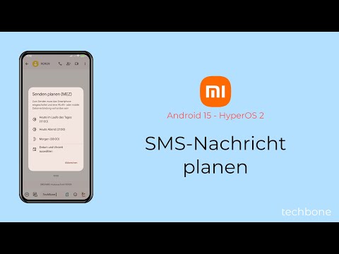 SMS-Nachricht planen - Xiaomi [Android 15 - HyperOS 2]
