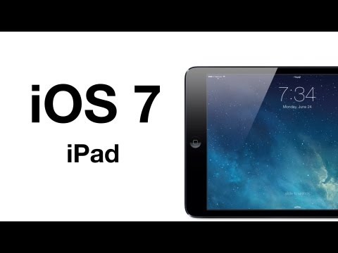 iOS 7 sur une tablette iPad