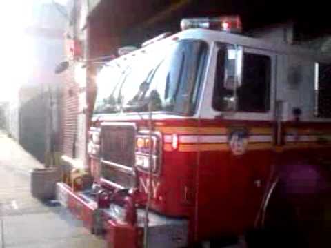 FDNYEngine 260 going to do a drill