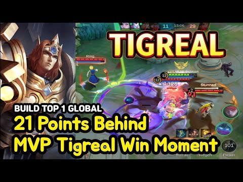 Tigreal (Mythical Glory): MVP Comeback Win | Best Tigreal Build & Perfect Engage | MLBB Gameplay