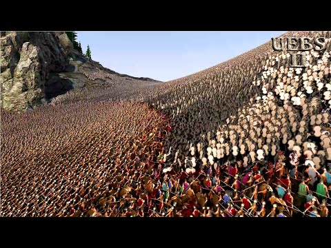 LEGENDARY BATTLE 200,300 SPARTANS vs 2,010,000 PERSIANS | Ultimate Epic Battle Simulator 2 | UEBS 2