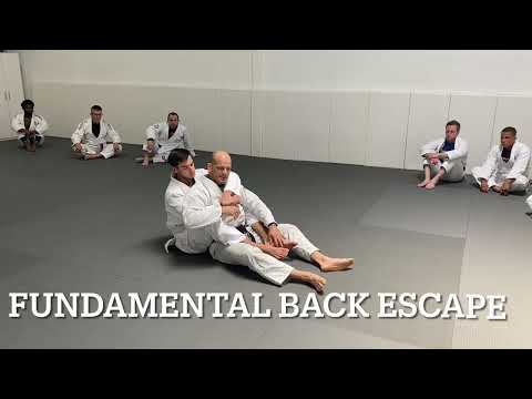 Jiu-Jitsu Technique. Fundamentals to Master . Back Escape by Xande Ribeiro