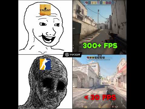 CSGO vs CS2 FPS