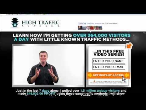 High Traffic Academy - Get 364,000 Visitors To Your Website Daily (Cool Video!)