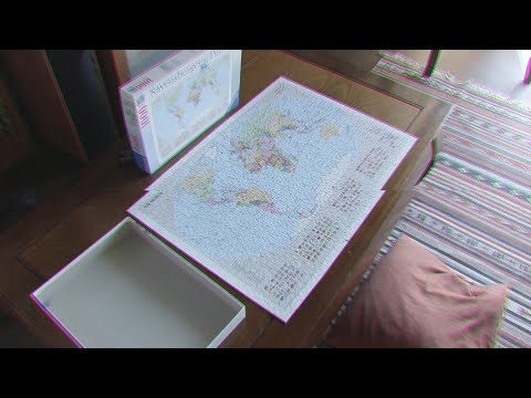 1000 db-os puzzle kirakás