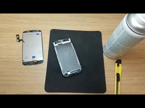 IT Consalting recovery HTC Desire 500 Black Lcd touch screen panel disassemble