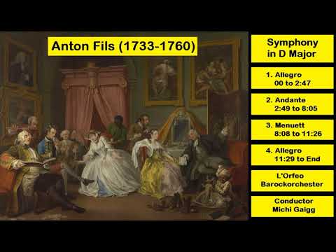 Anton Fils (1733-1760) - Symphony in D Major