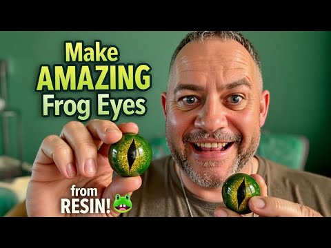 Create Stunning Frog Eyes with Resin – Easy Tutorial for Realistic Effects!🐸✨