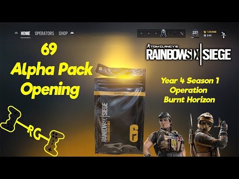69 Alpha Pack Opening - Rainbow Six Siege - Year 4 Season 1 - Relatable Gaming