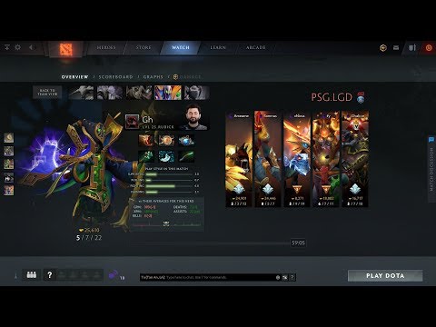 dota2sup GH rubick PSG.LGD vs liquid  -TI9