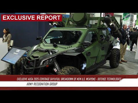 DAY 2 AUSA 2025 – New U.S. Army Combat Vehicles, Autonomous Systems & Artillery Revealed