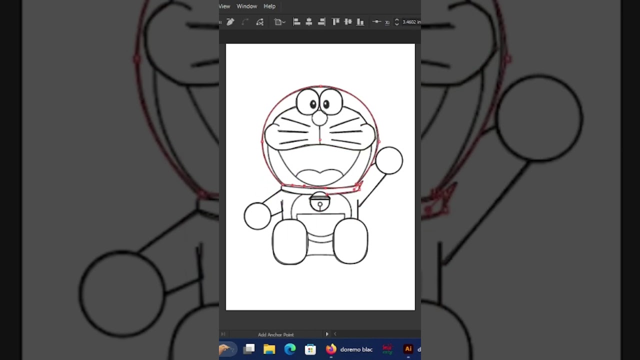 Doraemon in Vector Art | Watch Doraemon Come to Life in Adobe Illustrator!