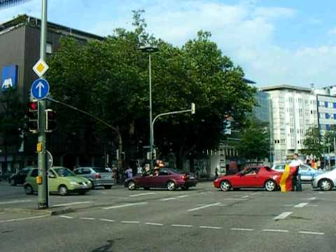 WM 2010 - Pforzheim Autokorso am 03.07.2010 - Teil 1